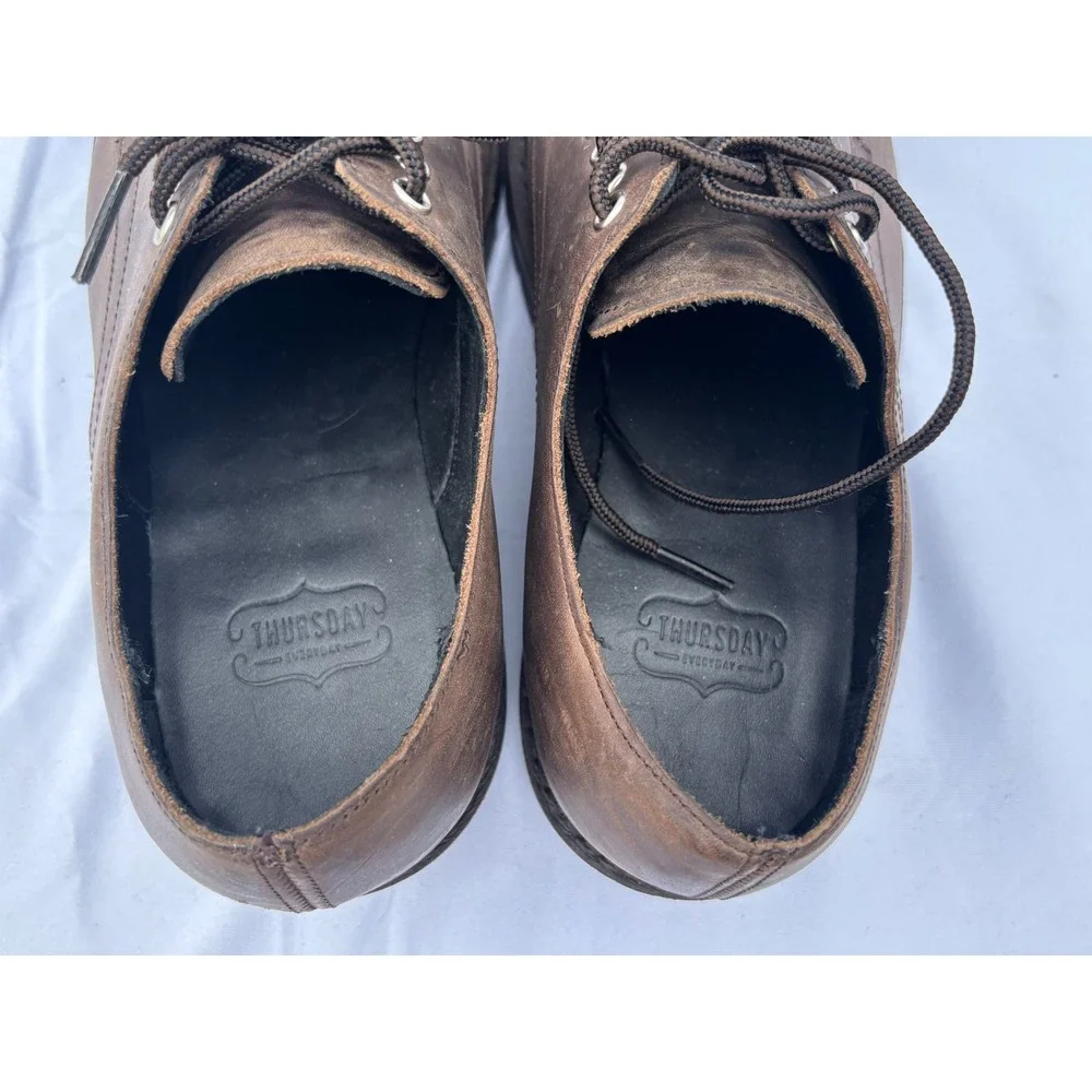 Thursday Everyday Premier Shoes Men's 10 English Brown Leather SHOES